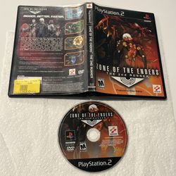 Zone of the Enders The 2nd Runner PS2 Playstation 2 GAME No Manual Tested 