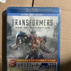 Transformers Age Of Extinction Blu-Ray 3D Film Lot Buy Now!