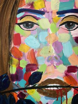 Large Lana Del Rey Canvas Painting 