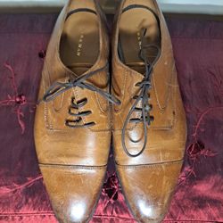 Zara Man Brown Tan Leather Laced Oxford Sz 40 EU 7.5 US

Worn once!