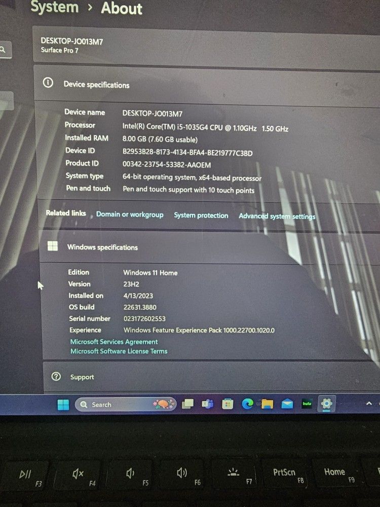 Microsoft Surface Pro 7 Platinum for Sale in West Palm Beach, FL 