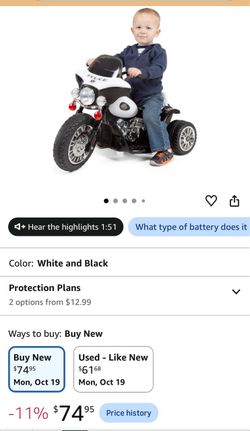 Kids motorcycle