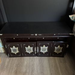 Antique Chinese Bench Cabinet