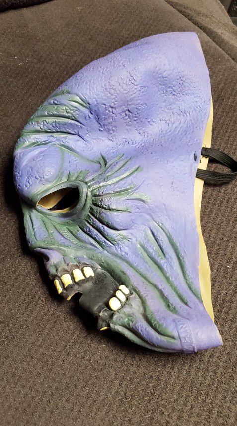 Adult Halloween Mask Purple Monster