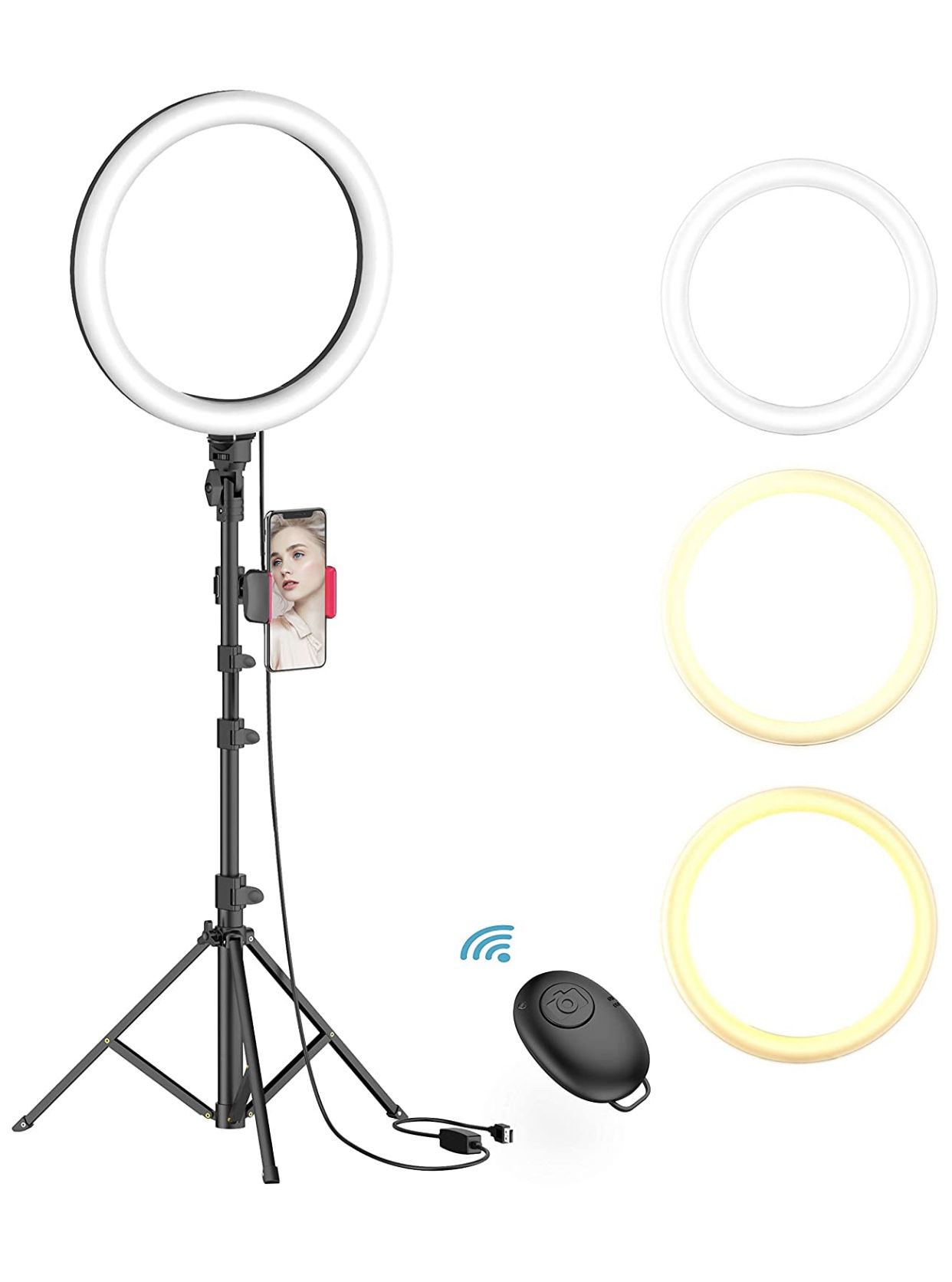 10” Selfie Ring Light Set