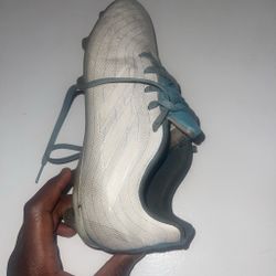 Adidas Soccer Cleats White and Blue