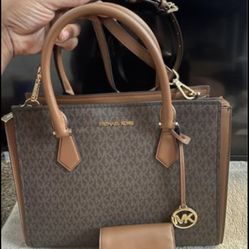 Authentic Michael Kors bag purse and wallet sold Seperatly Or Together 