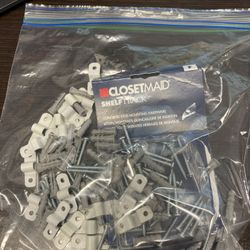 Closetmaid Shelf clips and anchors-115 count