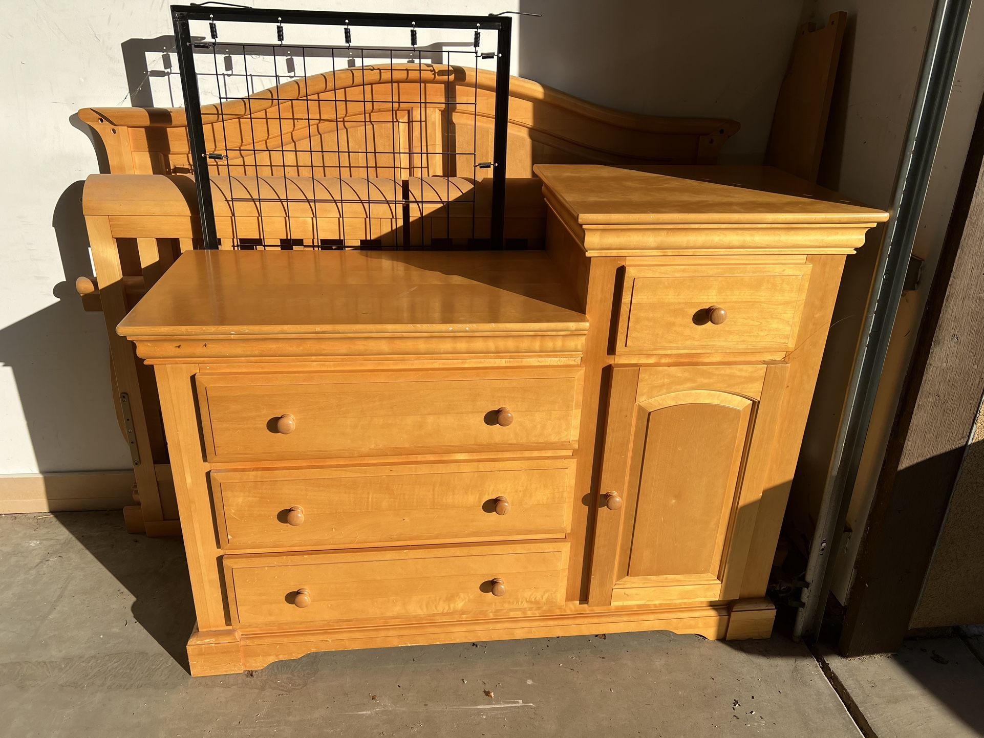 Crib and Dresser - Madison Collection Solid Wood