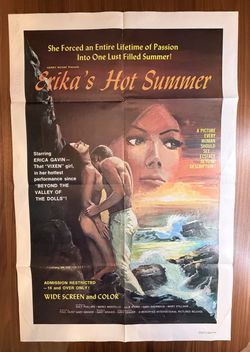 Original 1971 theatrical one-sheet movie poster. Not a reproduction.  Size: 27x41 inches Condition: Very Good (folded as issued, minor edge wear)  Cla
