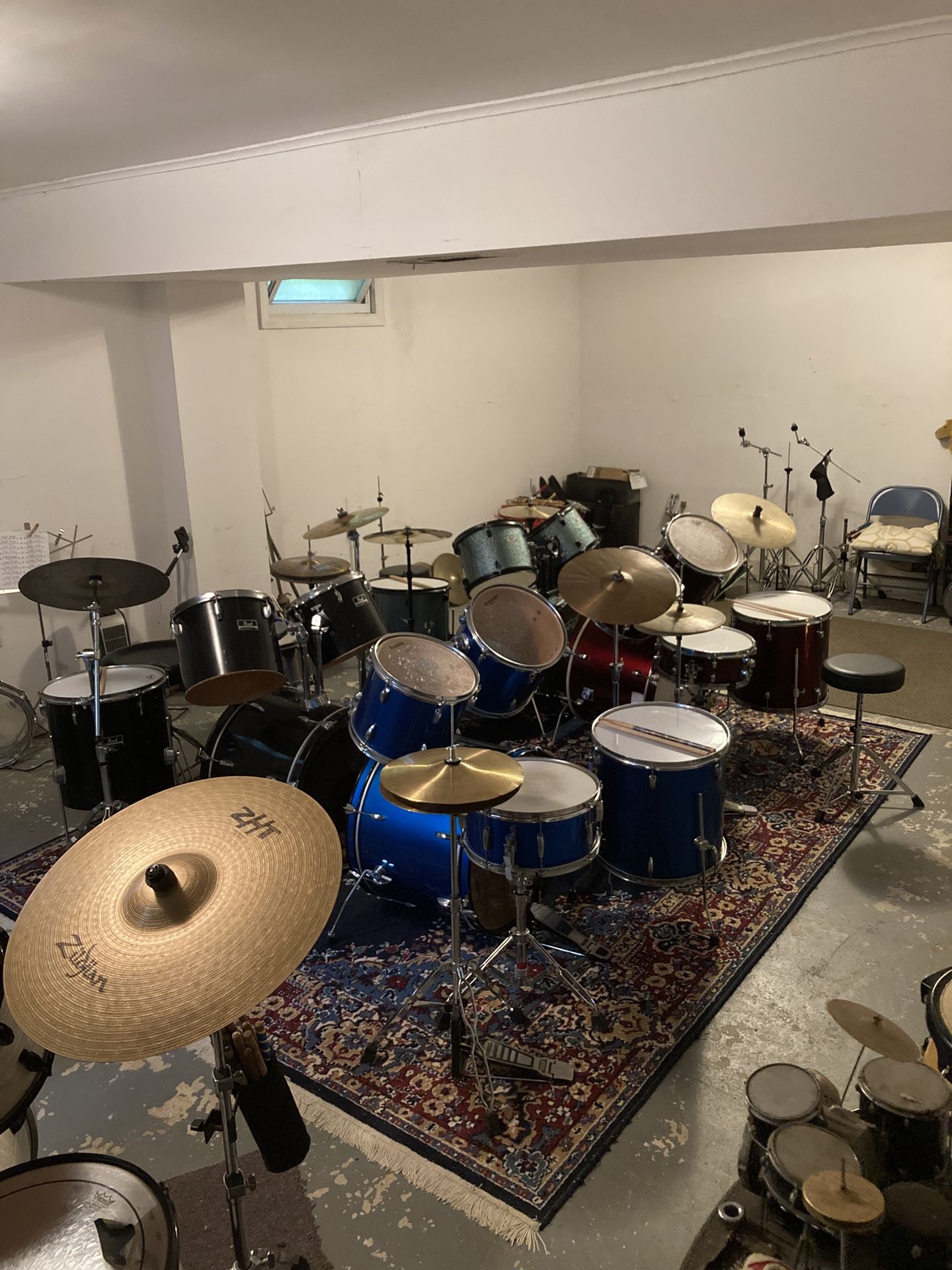 BASEMENT FULL OF DRUMS
