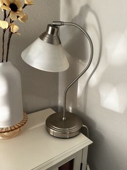 White And Grey Office Lamp