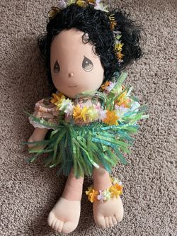 Vintage 80s Precious Moments Doll From Hawaii