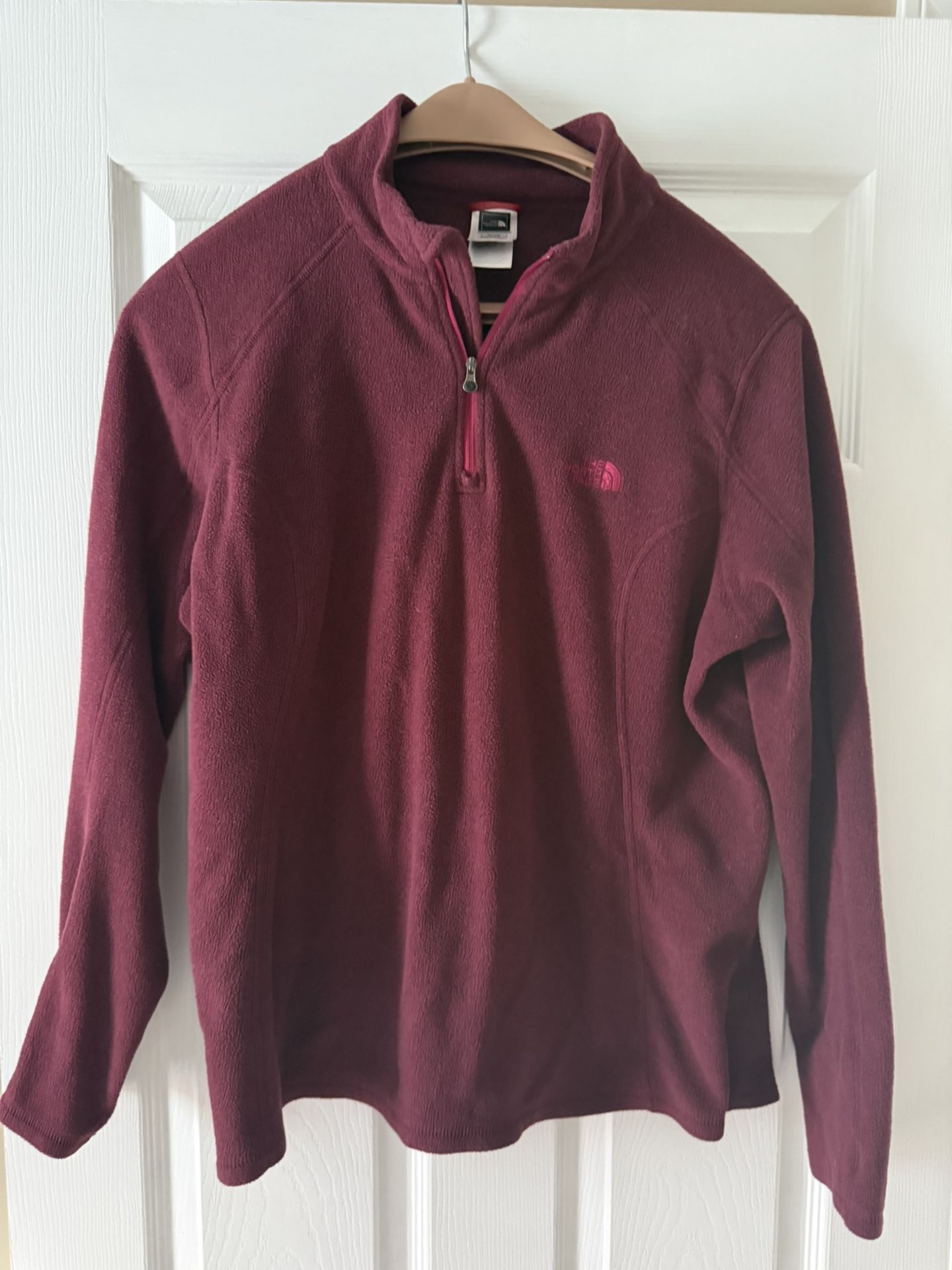 The North Face Cranberry Fleece Pullover 1/4 Zip Size XL Pullover