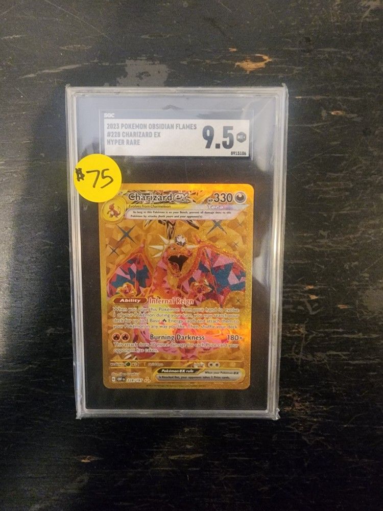 pokemon obsidian flames charizard card Amazon.com: Pokemon - Charizard ex 215/197 - Obsidian Flames - Ultra Rare