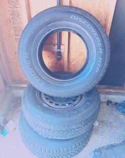 Used truck tires size 16 and 17 these could be used as good spares