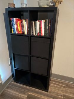 Bedroom Bookcase Black