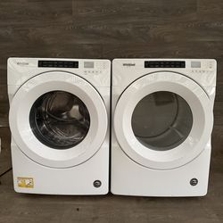 Whirlpool washer and gas dryer