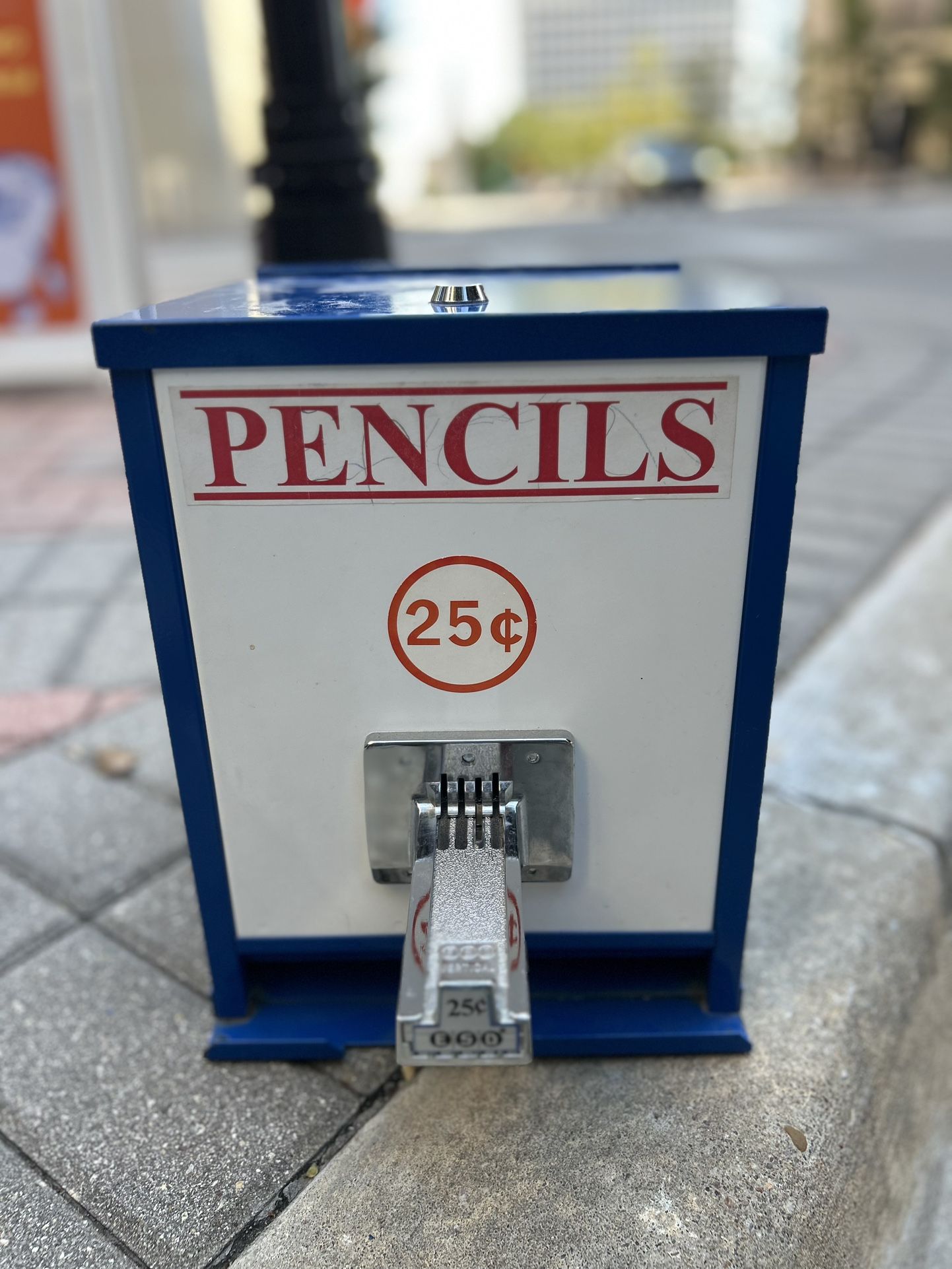 Vintage 1989s Coin Operated Pencil Machine