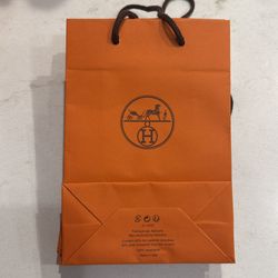 Hermes Shopping Bag 8.5 x 6 inch