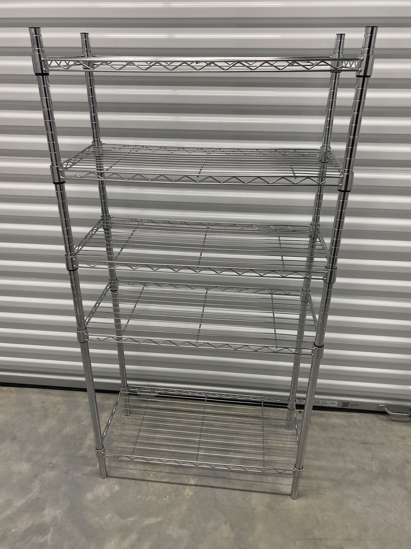 5-tier Adjustable Storage Metal Shelves
