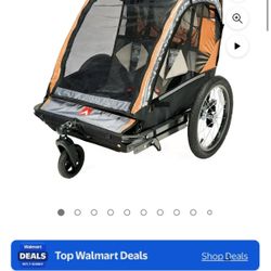 Bike Stroller/trailer For Two Kids