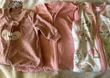 Baby Girl Sleepersack Set