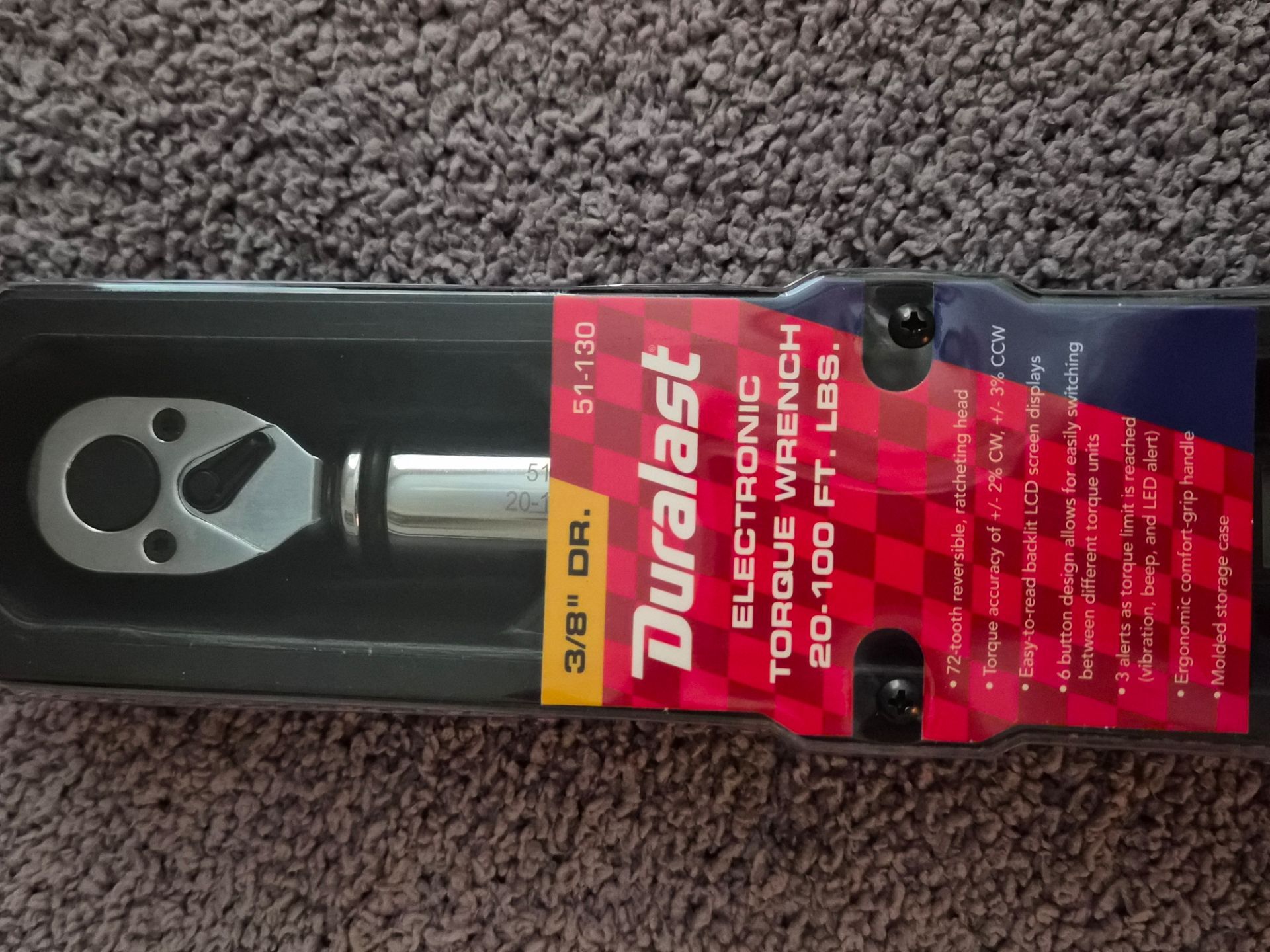 Torque Wrench electric wrench 3/8 20-100ft.lbs