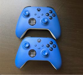 Blue Shock Xbox Controller