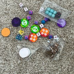 Pokemon TCG Dice And Accessories From Etbs