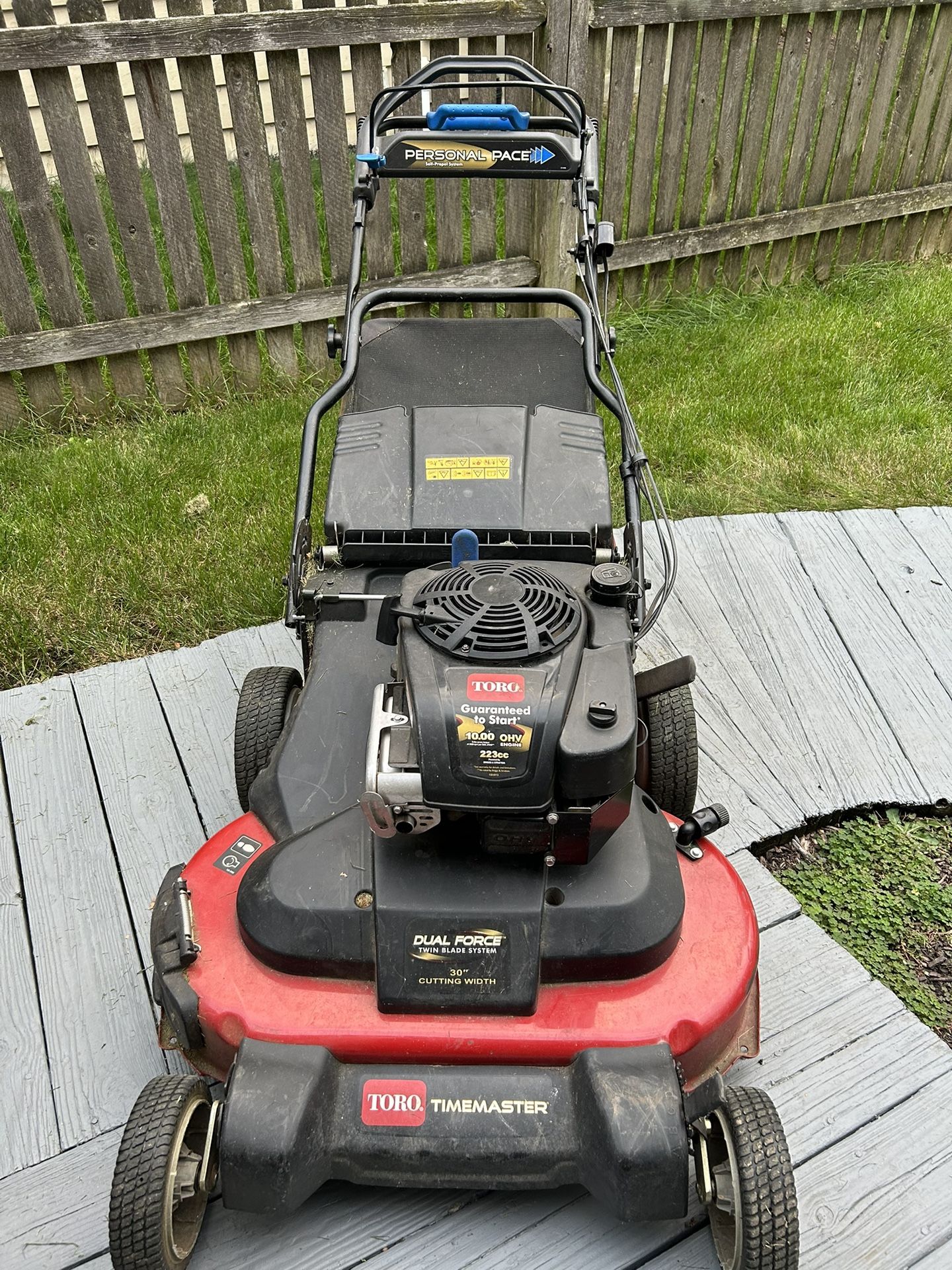 10hp 30" Timemaster Toro Lawn Mower 
