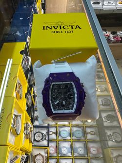 INVICTA RACING VALXOR UNISEX 40MM WATCH WHITE & PURPLE 69612