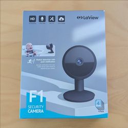 New 4-Pack LaView F1 Security Cameras Black 1080p Motion Detection