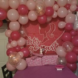 BIRTHDAY BARBIE BANNER 