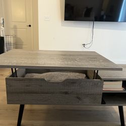 Lift top Coffee table with Storage