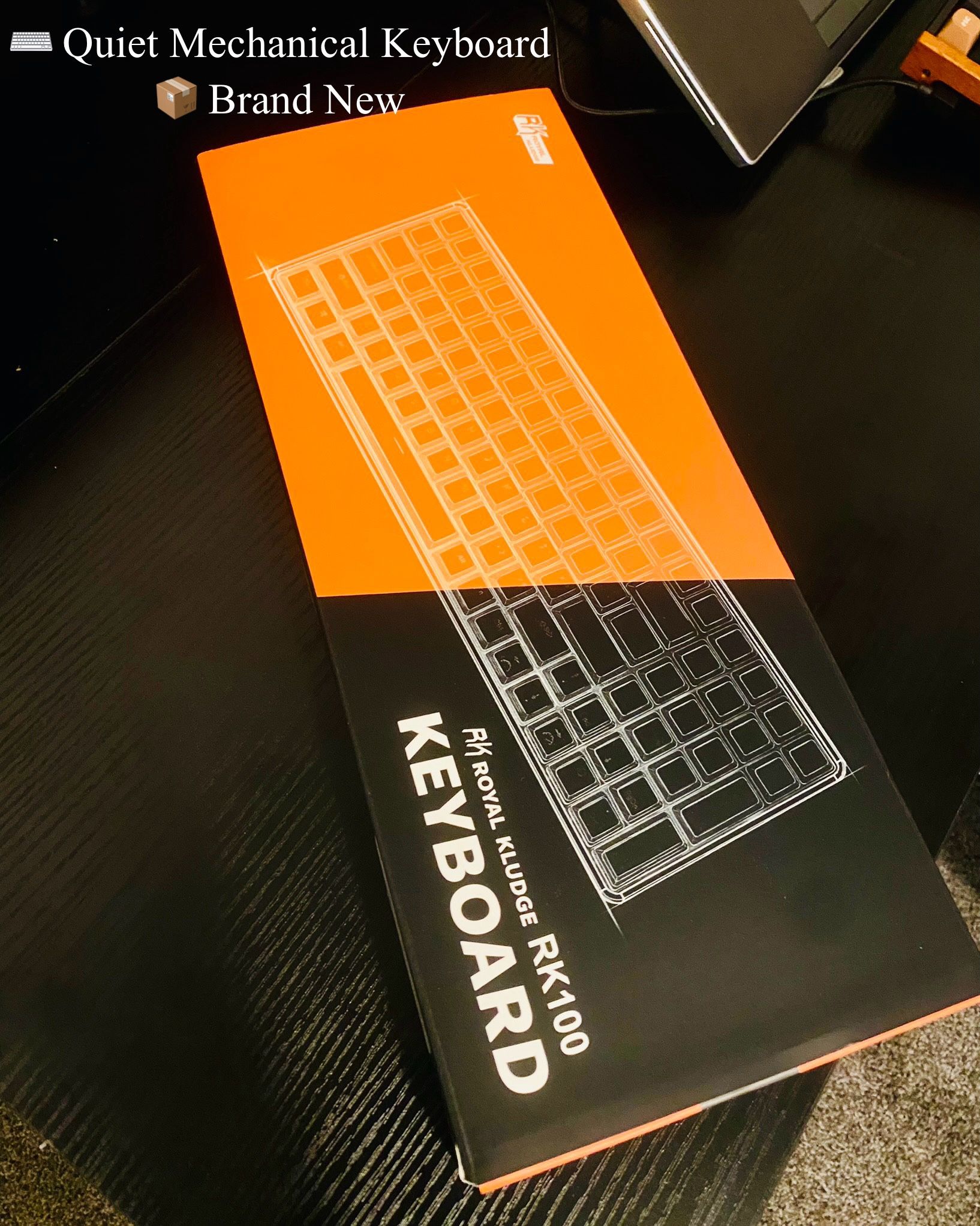 RK ROYAL KLUDGE RK100 Mechanical Keyboard - Brand New