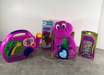 Barney Toy Bundle – 4 Items
