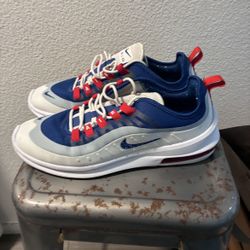 Nike Air Max (blue, white, and red)