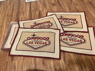 Brand New 12-Piece Las Vegas Placemats Set – Welcome to Fabulous Las Vegas