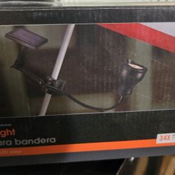 Solar Flag Pole Light