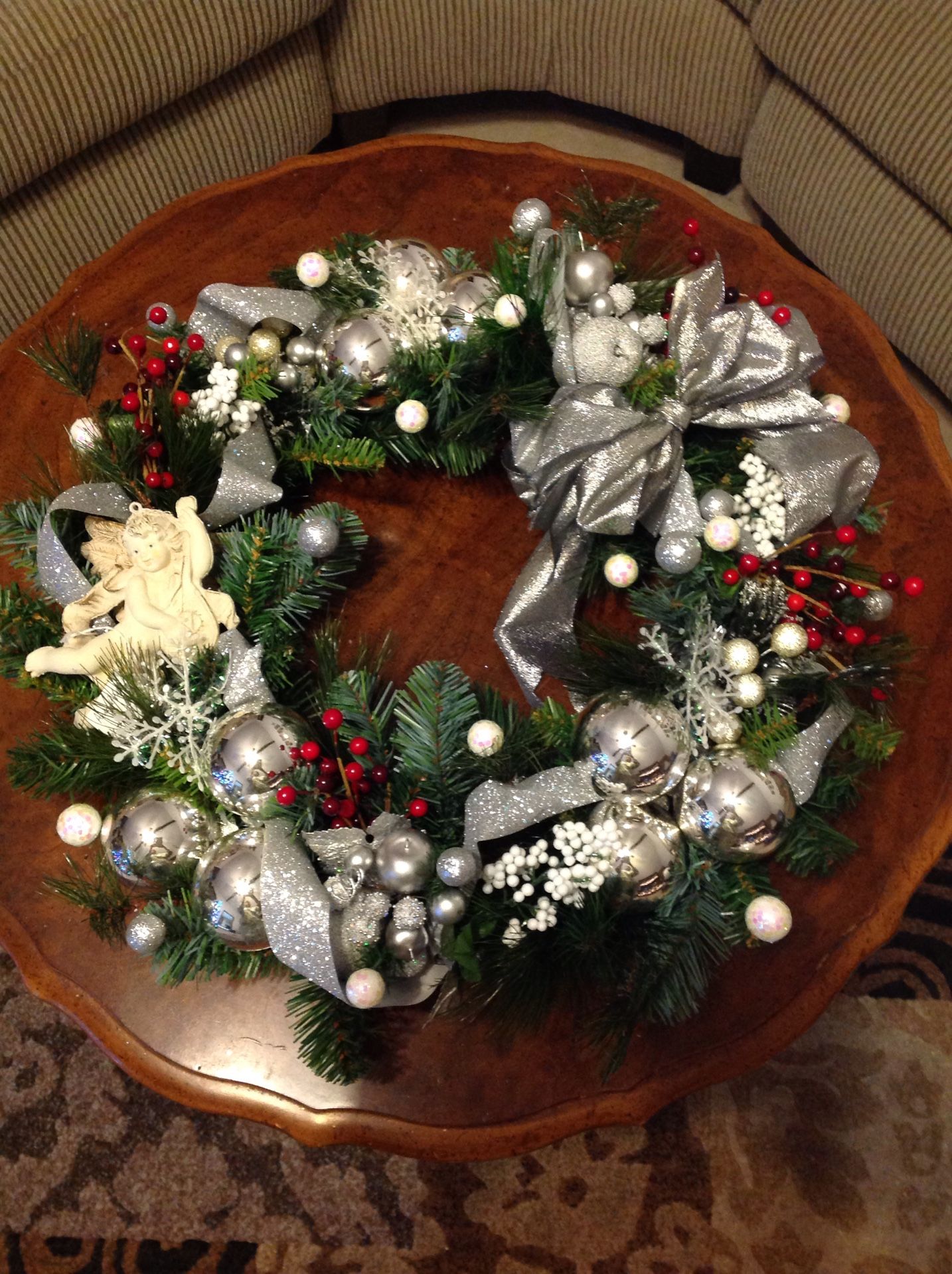 Beautiful artificial xmas wreaths