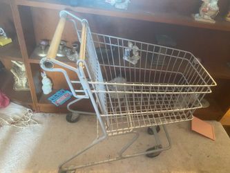 Kids metal shopping cart