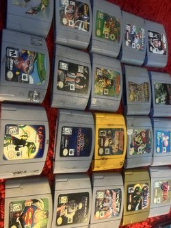 N64 games (Zelda,mario,007 and many more