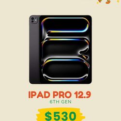 St. Paddy’s Day Sale 🍀 iPad Pro 12.9” 6th Generation on sale Now!