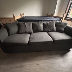 Comfy 3-Seater Sofa with Pillows