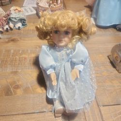 Musical Porcelain Doll