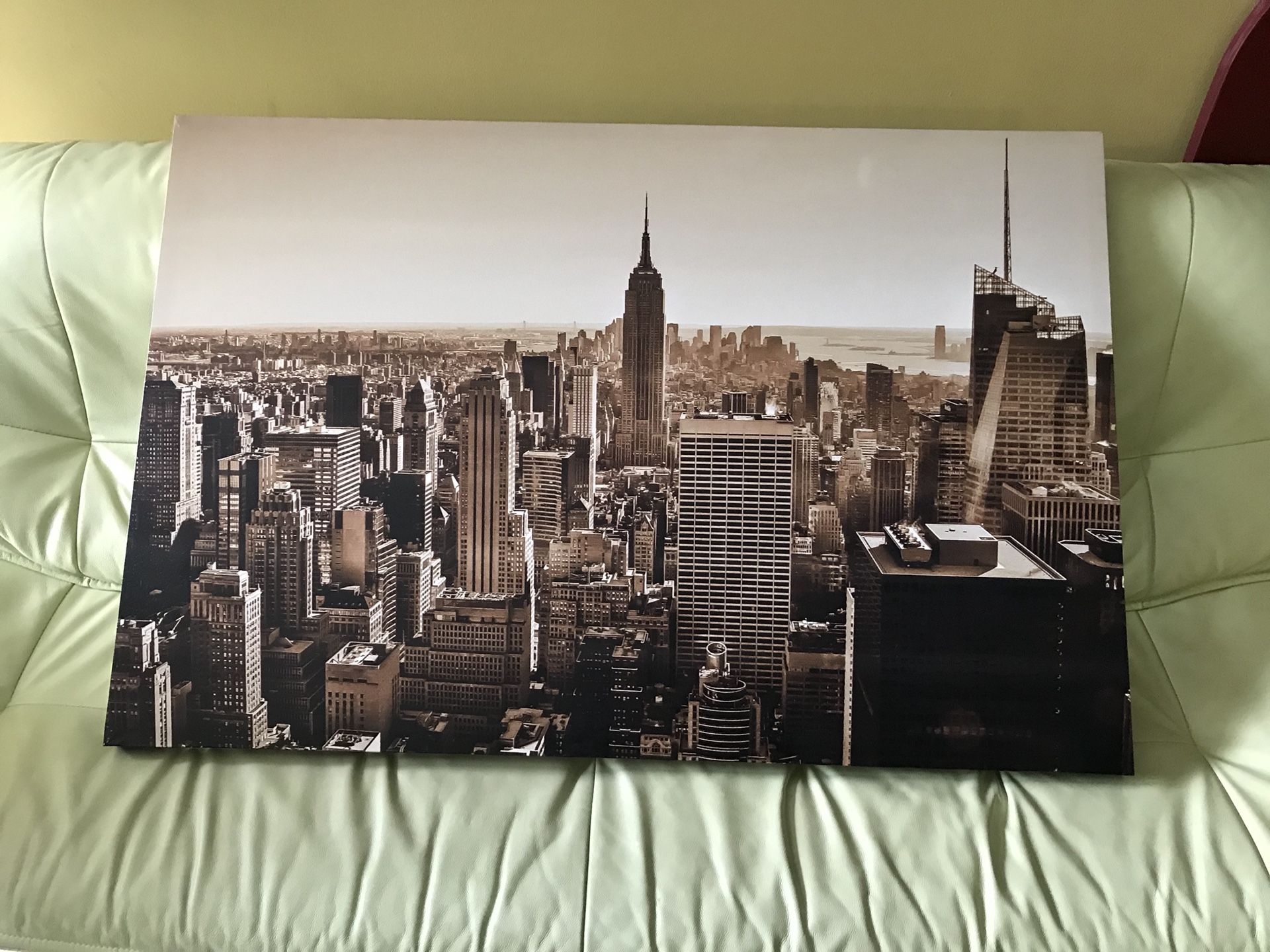 New York skyline canvas wall art