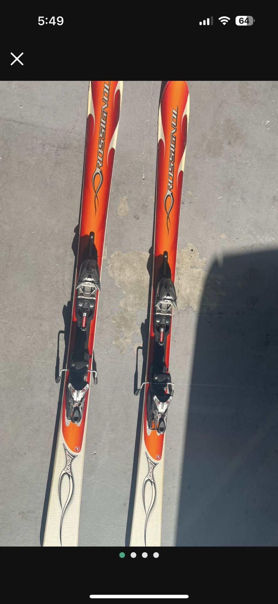 Skis Rossignol Bandit B3 182 Length 84 Width With Marker Titanium 12.0 Binding