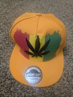 Yellow Marijuana Hat