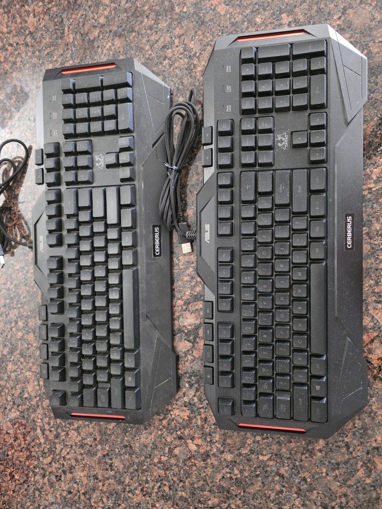 2 Asus Cerberus Keyboards